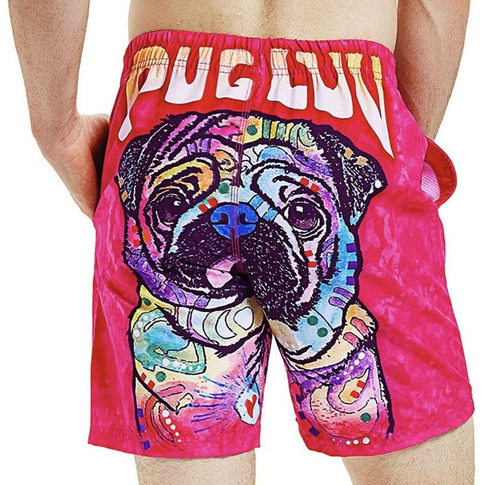 Doreendory Men's Swim Trunks Funny Printed